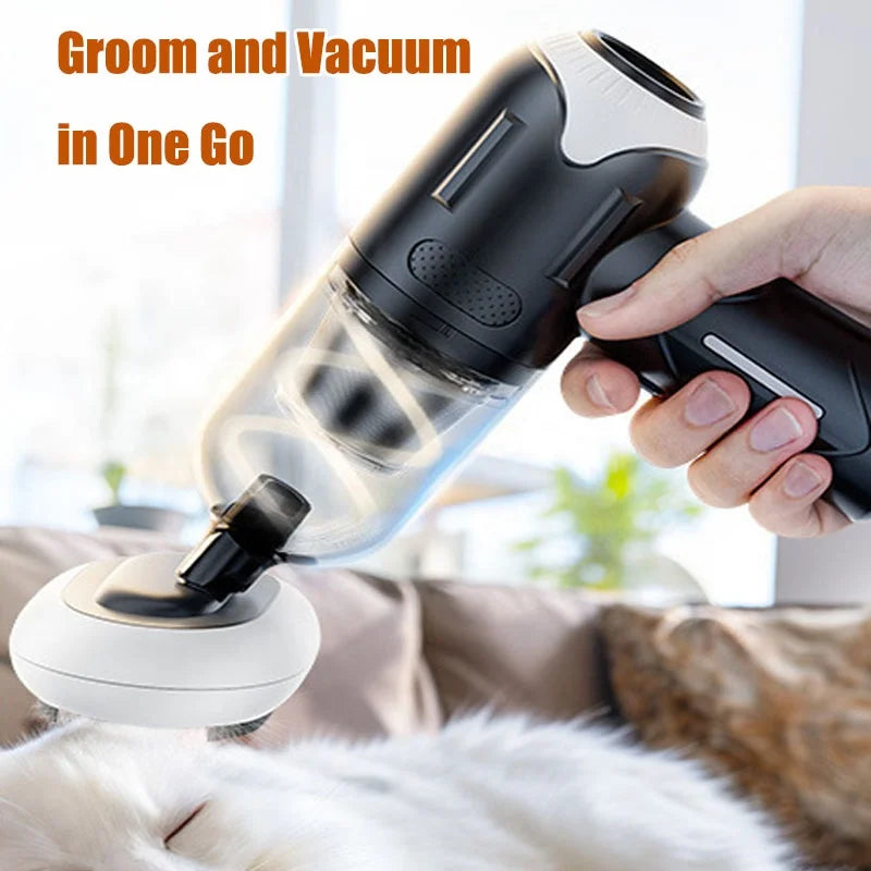 Nestora PowerGroom 39000 – Wireless Vacuum Groomer for Pets