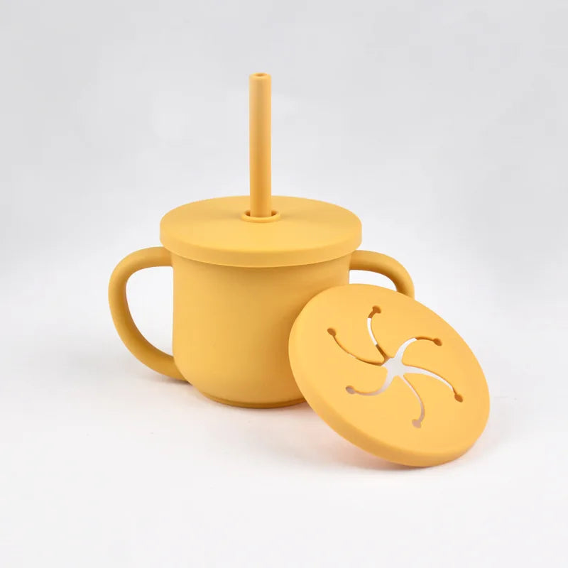 Nestora SipSafe – Silicone Straw Cup | Leakproof, BPA-Free Drinking Cup for Toddlers