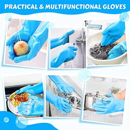 Nestora ScrubEase – Pet Grooming & Bathing Glove | Shampoo Scrubber & Massager for Dogs & Cats
