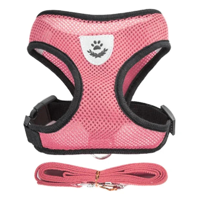 Nestora PurrStride – Escape-Proof Cat Harness Vest with Leash | Breathable & Adjustable