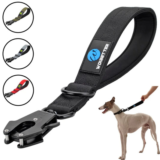 Nestora GripLine – Military-Grade Dog Collar & Short Leash Set | Nylon Control Lead for Large Dogs