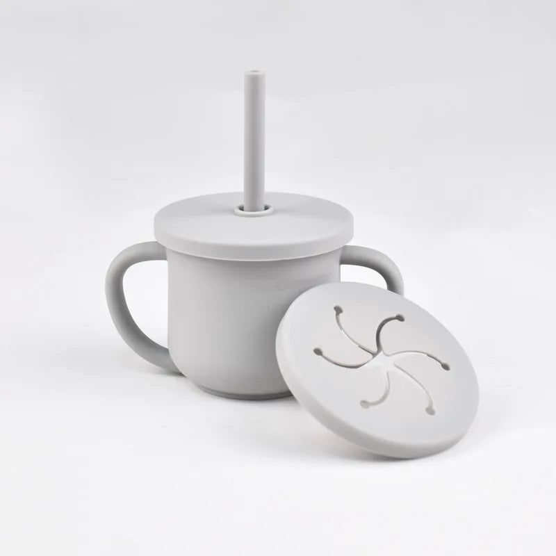 Nestora SipSafe – Silicone Straw Cup | Leakproof, BPA-Free Drinking Cup for Toddlers