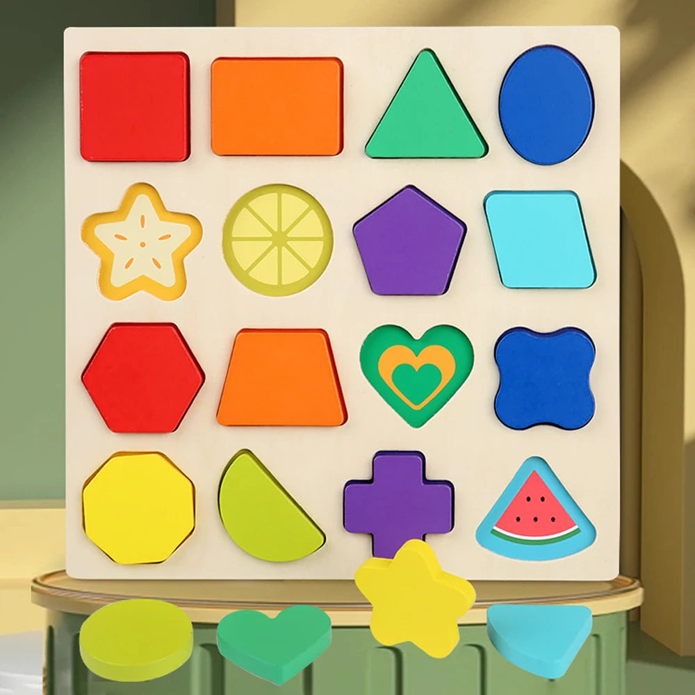 Nestora LearnNest – Montessori Wooden Puzzle | Alphabet & Number Matching Game for Kids