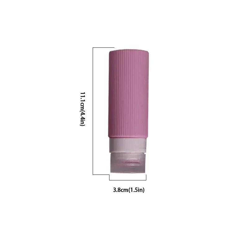 Nestora TravelDrop – 4-Pack Silicone Bottles | Leak-Proof Toiletry Set (100ml)