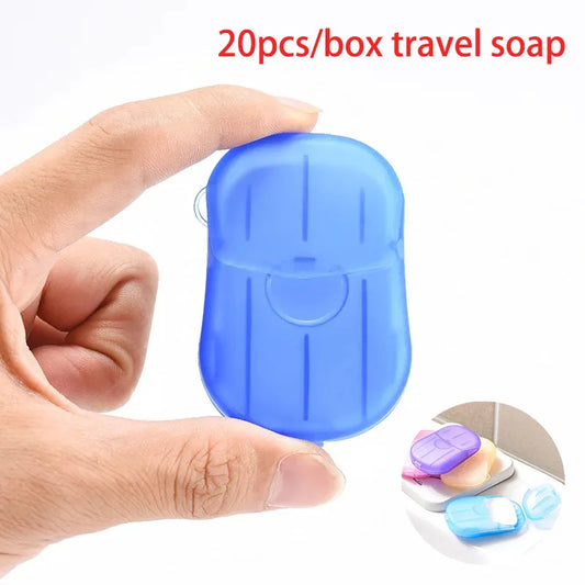 Nestora SoapLeaf – Portable Soap Slices | 60-Pack for Travel & Daily Hygiene