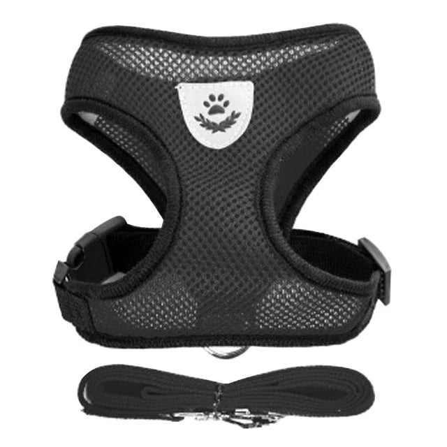 Nestora PurrStride – Escape-Proof Cat Harness Vest with Leash | Breathable & Adjustable