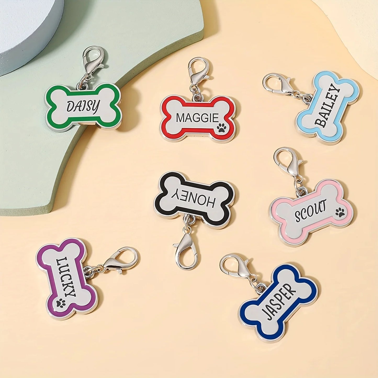 Nestora Identity Tag – Personalized Slide-On ID for Dogs & Cats