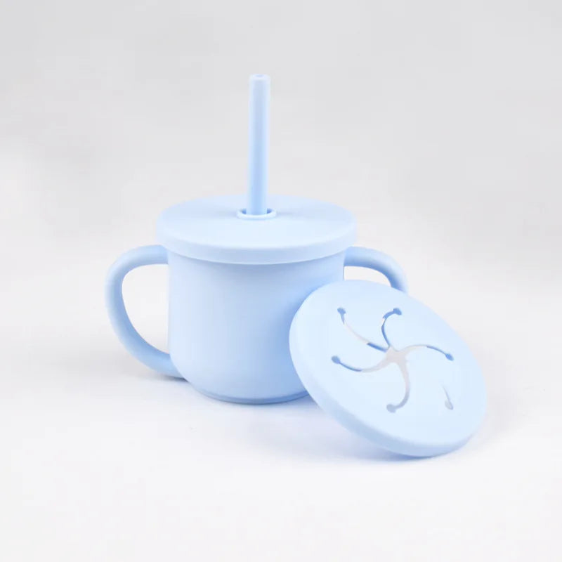 Nestora SipSafe – Silicone Straw Cup | Leakproof, BPA-Free Drinking Cup for Toddlers