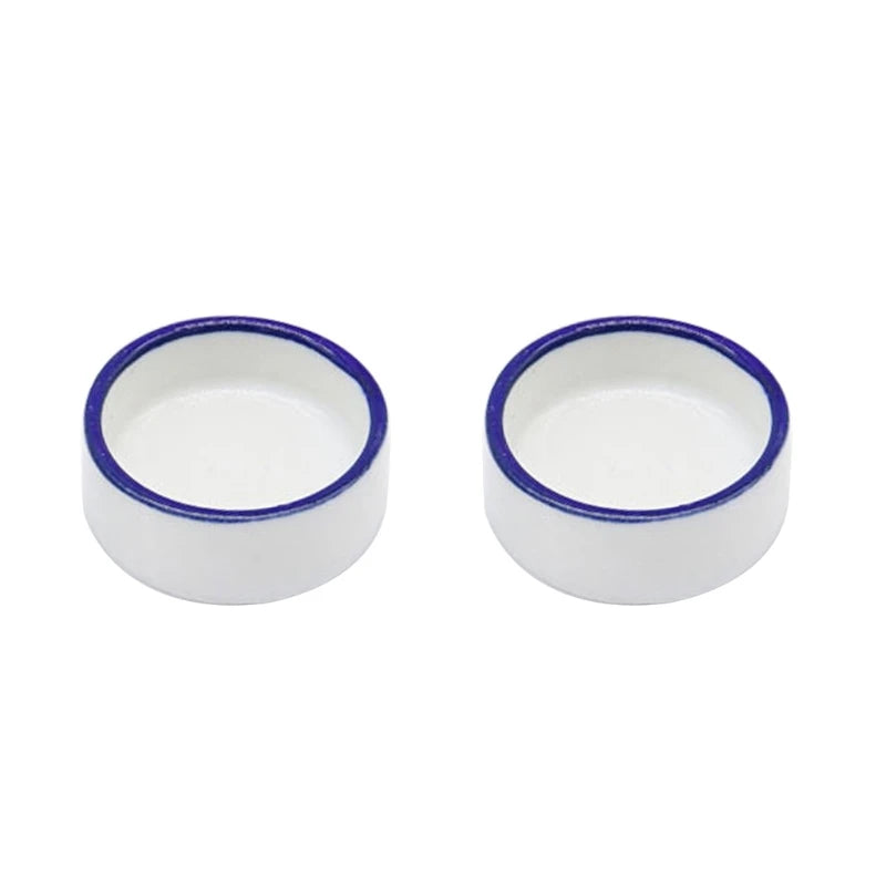 Reptile Bowl Spider Water Dish Round Food Bowl Ceramic Escape Proof Feeder for Small Medium Size Pet Tortoise DropShipping